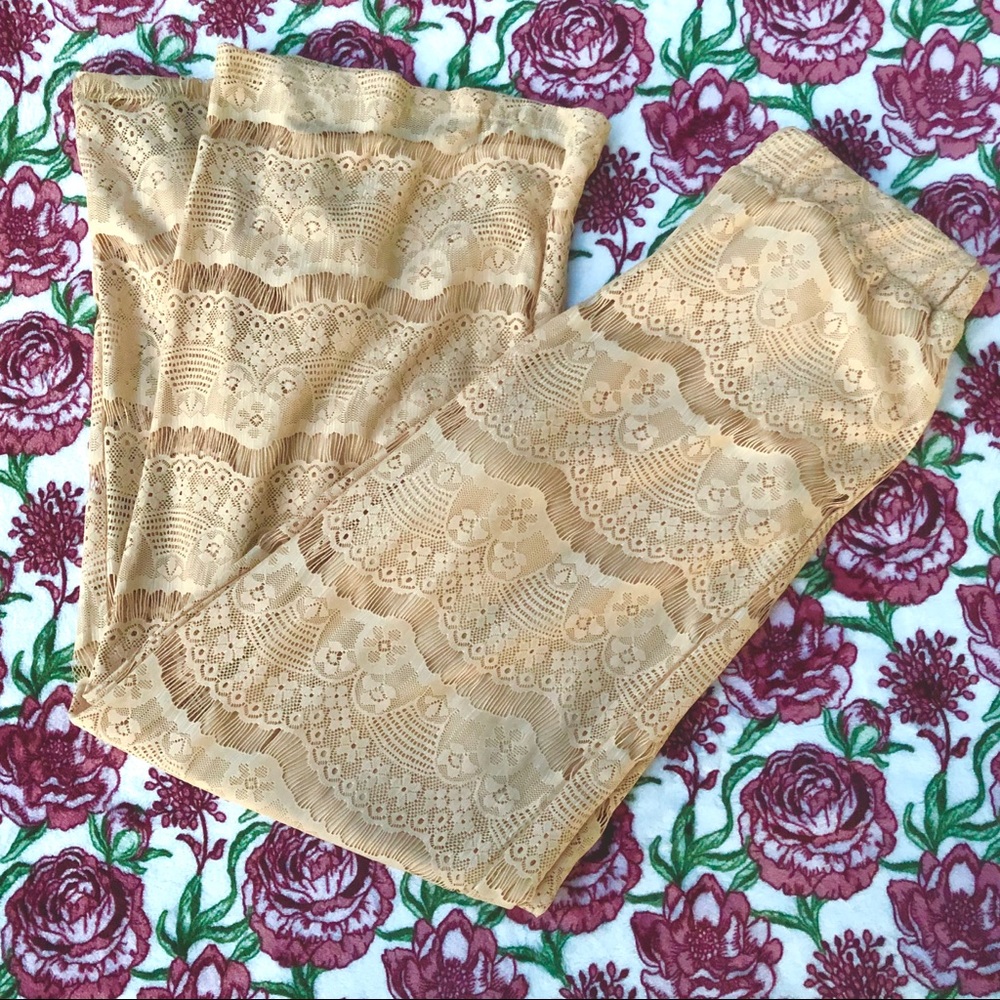 Bohemian Style Lace Pants Size S